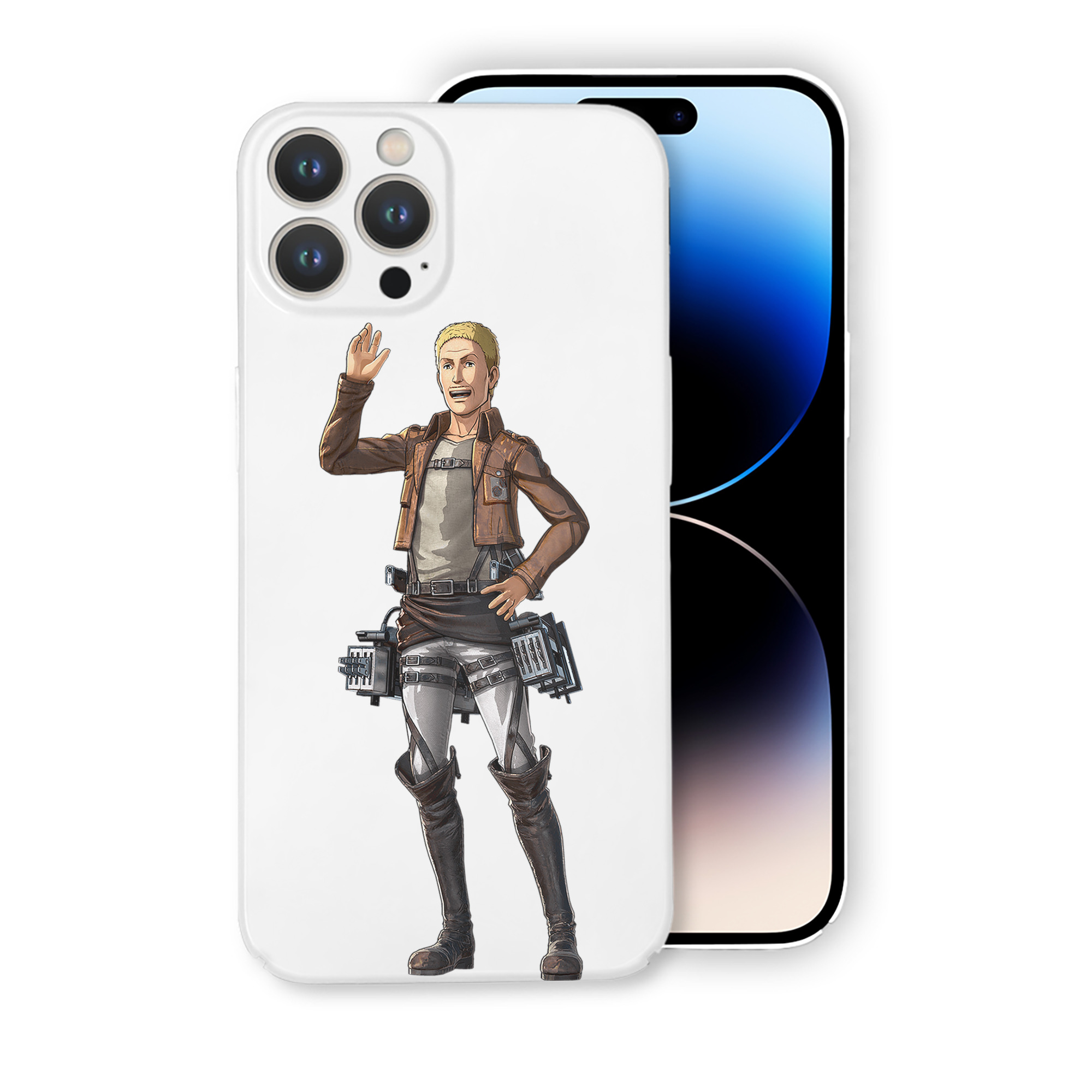 （画像用） 進撃の巨人 ハンネス Attack on Titan Hannes 【iPhone 14シリーズ対応】ハードケース